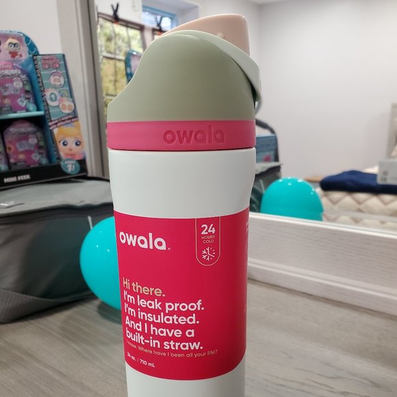 Kitchen Owala Freesip 24oz Stainless Steel Water Bottle Color Alpine